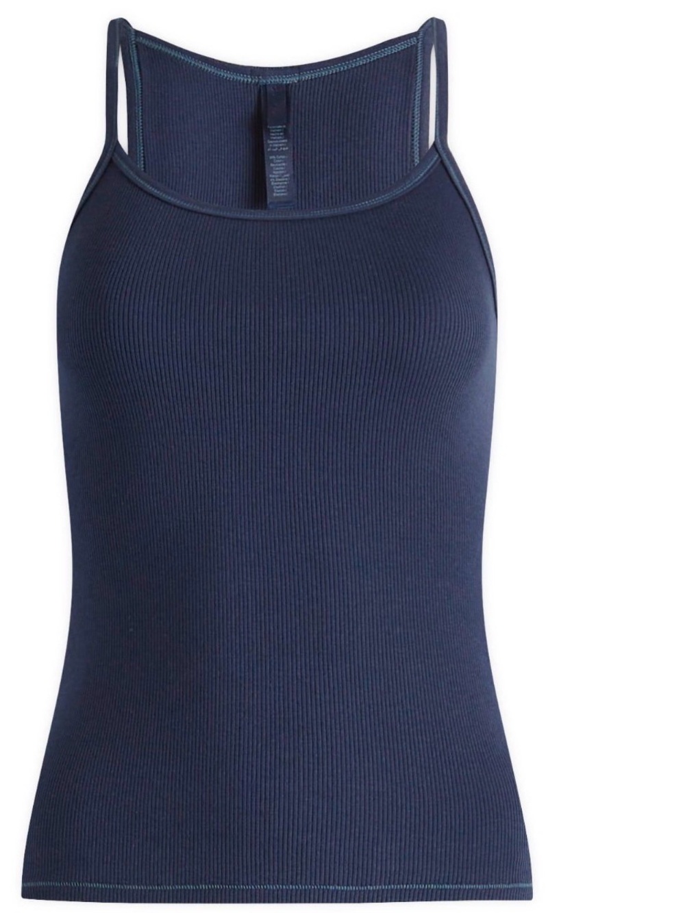 SKIMS Cotton Ribbed Scoop Long Tank NWT